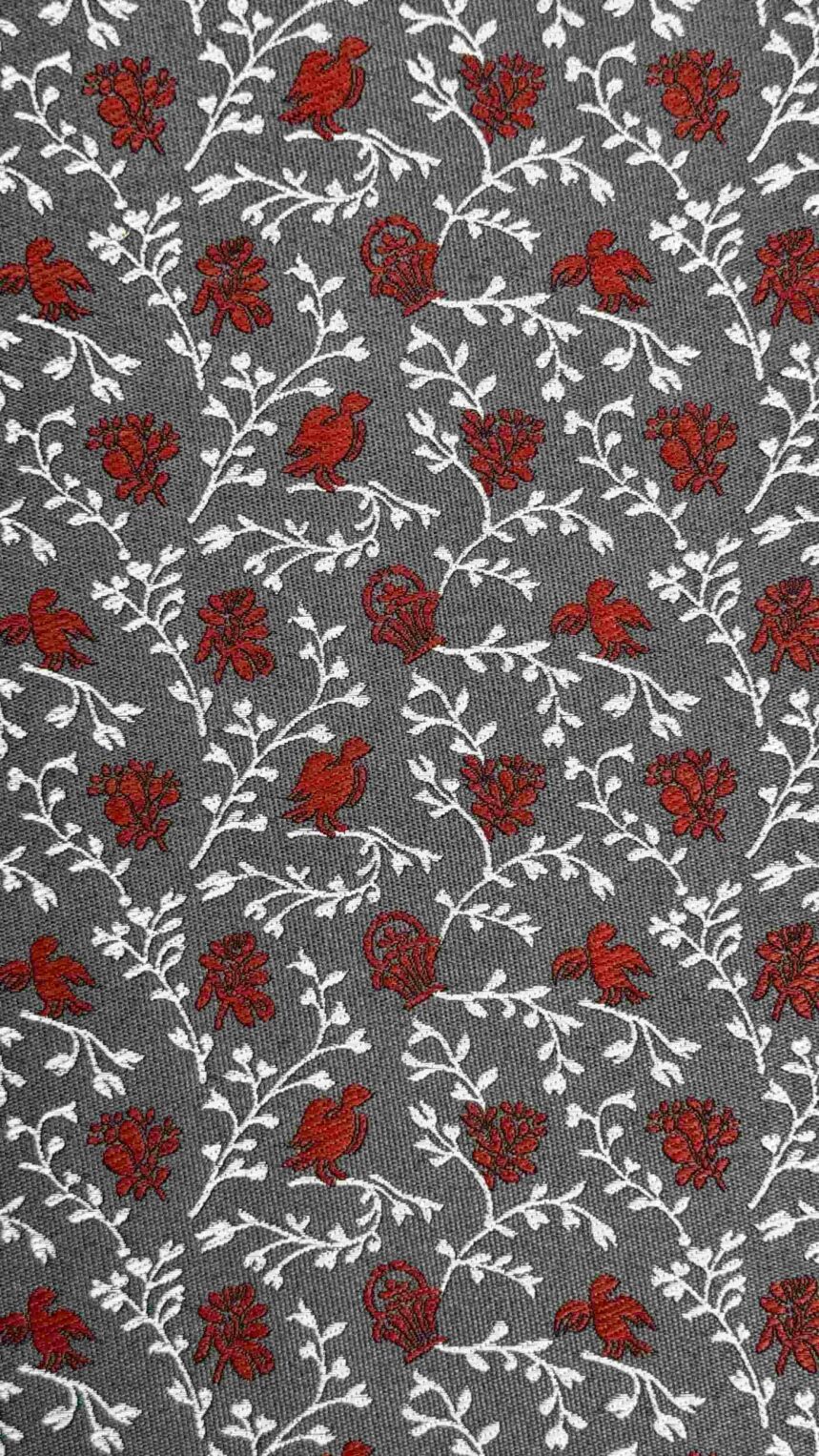 Gris/Rojo
