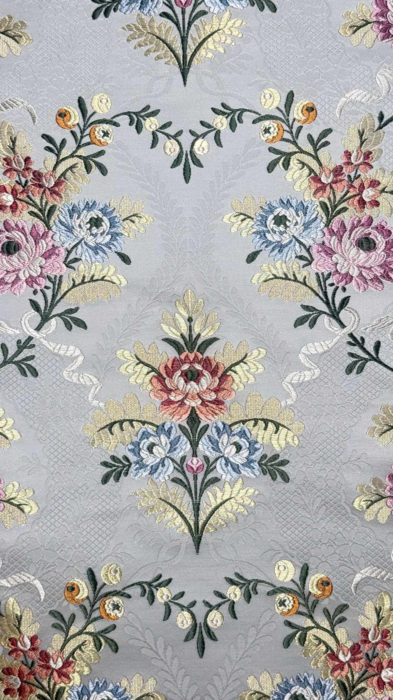 Tejido para traje de fallera Alameda en Blanco